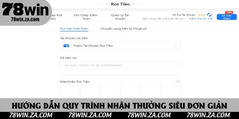 Hướng dẫn quy trình nhận thưởng siêu đơn giản