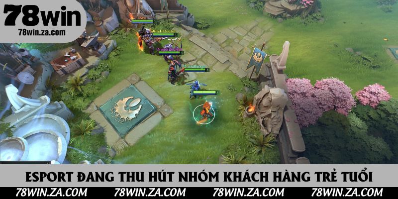 Esport đang thu hút nhóm khách hàng trẻ tuổi